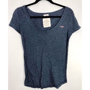 Hollister Tops - Hollister blue sheer t shirt tee medium Hollister Tops - Hollister blue sheer t shirt tee medium